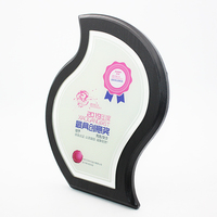 Plaque de récompense en verre personnalisée par sublimation, impression numérique, affichage de reconnaissance pour événements