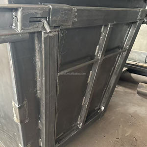 Bac à déchets en acier robuste de norme australienne 2m3-12m3, conteneur renforcé pour déchets, compatible <span class=keywords><strong>grue</strong></span> et chariot élévateur - Product Image 6