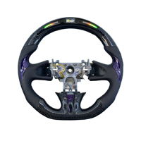 Pièces automobiles RPPF, volant en fibre de carbone, mise à niveau personnalisable, LED/levier de vitesses/finition/couture/cuir pour Infiniti Q50