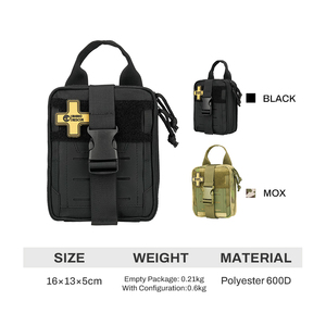 Precio <span class=keywords><strong>de</strong></span> Fabricante, Bolsa Táctica <span class=keywords><strong>de</strong></span> Supervivencia para Trauma IFAK, Botiquín <span class=keywords><strong>de</strong></span> <span class=keywords><strong>Primeros</strong></span> <span class=keywords><strong>Auxilios</strong></span> <span class=keywords><strong>Grande</strong></span> con Compartimentos para Rescate al Aire Libre, Bolsa Molle Rhino - Product Image 3