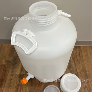Réservoir d'eau ASONE PE 10L 20L avec robinet, bouteille de laboratoire rectangulaire en plastique - Product Image 2