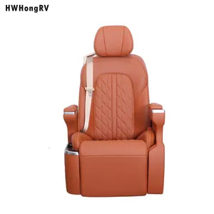 Hwhongrv Sprinter Van and Alfa MPV Luxury Luminous Passenger Seats Brown Coach Bus RV Van Luxury Electrical Car Seat Seat Parts