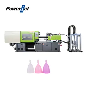 Powerjet kunststoff lsr silikon gummi spritzguss maschine für silikon menstrual tasse