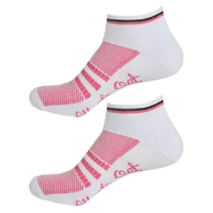 Chaussettes de sport unisexe Chaussettes de cheville en coton Chaussettes de course avec logo OEM personnalisé