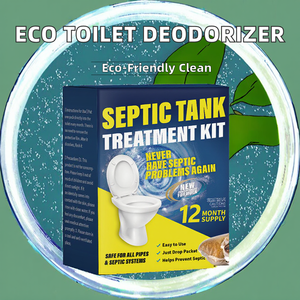Poudre de traitement écologique pour fosse septique, paquets enzymatiques désodorisants pour la décomposition des déchets des toilettes de camping-car - Product Image 2