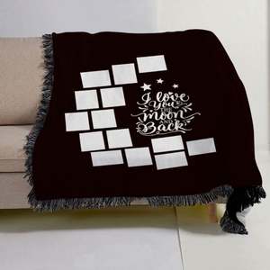 Manta de festival de poliéster 100% americano, no tejida, de 9 paneles, para sublimación con foto personalizada, termoadhesiva, al por mayor, desde almacén de EE. UU. - Product Image 2