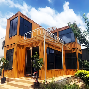 Case Prefabbricate Personalizzate con <span class=keywords><strong>3</strong></span>-4 Camere da Letto, Container di Lusso da 40 Piedi, Casa Prefabbricata a Due Piani - Product Image 1