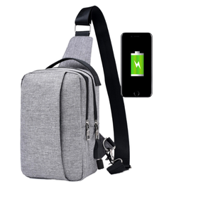 Mochila de Pecho Royaa para Hombre, Bolso Bandolera de una Sola Correa, 17 Pulgadas, Cierre Grande, Impermeable, para Uso Diario al Aire Libre, Deportiva, de Viaje, de Poliéster - Product Image 1