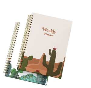 Agenda Semanal Personalizada al por Mayor, Tapa Dura A5, Encuadernación en Espiral, 120 Hojas, para Promoción, Oficina y Negocios, Opción de Regalo - Product Image 1