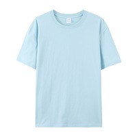 T-shirt unisexe vierge en coton 100% 180G, tissage uni 26 points, personnalisable pour la création de motifs imprimés sur mesure