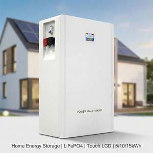 Batterie murale LiFePO4 5kW 15kWh pour stockage d'énergie solaire domestique avec sortie AC - Product Image 4