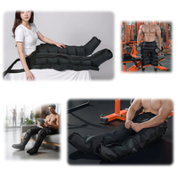 Pantalon de pressothérapie pneumatique personnalisable à compression d'air pour massage des bras, de la taille, des jambes et des pieds, idéal pour la récupération sportive à domicile