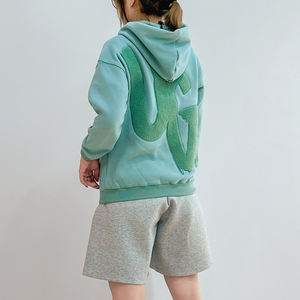 Automne à manches longues hauts lâche capuche chemise Harajuku Y2K vêtements <span class=keywords><strong>femme</strong></span> sweat mode Chenille broderie sweats à capuche femmes - Product Image 5