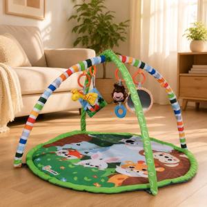 Alfombra de Juego para Bebés, Gimnasio de <span class=keywords><strong>Actividades</strong></span>, Juguete Deportivo Educativo Suave, Unisex, de Algodón - Product Image 2