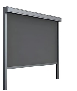 Windproof dây kéo theo dõi điện dây kéo màn hình vải Con lăn màn trập hiện đại không thấm nước chống UV sang trọng ngoài trời Patio dù để che nắng - Product Image 4