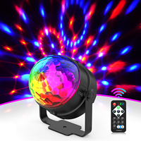 Pas cher Nouveau Son Activé Télécommande LED RGB DJ Party Light Crystal Magic Ball Disco Lights