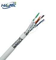Kabel LAN CAT6 SF-UTP Ethernet BC/CCA Indoor Outdoor, Kabel Rip Cord Opsional, Jaket PVC/PE, Kabel Komunikasi Tembaga Murni