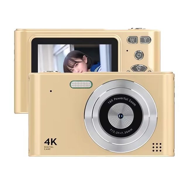 Single-shot HD Digital Camera 2.4 Inch 16X Zoom Face Recognition Optical Anti-shake Student Teenagers Digital Camera H15