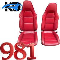 Asiento Original Usado Desmontado 981, Ensamblaje 98152130400 98152130301, Soporte con 18 Funciones de Ajuste, Asiento Genuino para Porsche 718