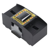 LANDER-MAN Mélangeur de cartes de casino à 2 étages Distributeur électronique de cartes de poker Mélangeur de cartes automatique