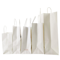 Sac en papier de soie de luxe en gros Nouveau design Emballage de boutique avec logo kraft brun pour l'artisanat et les bougies Sac cadeau à provisions noir