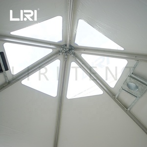 Yurte mongole de luxe portable de 6 m pour le glamping en plein air, tente à vendre - Product Image 5