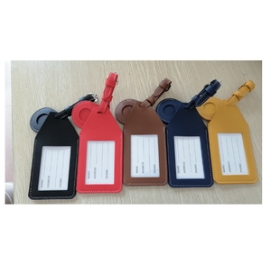 Porte-cartes cadeau en cuir PU en gros, étiquette de bagage en cuir PU avec sangle – Idéal comme cadeau pour amis - Product Image 6