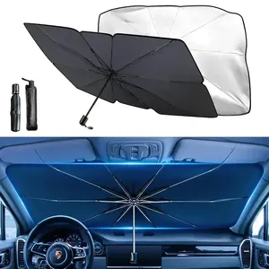Parasol Plegable Personalizado para Ventana Delantera <span class=keywords><strong>de</strong></span> Auto, Protector Solar para <span class=keywords><strong>Coche</strong></span>, <span class=keywords><strong>Sombrilla</strong></span> para Parabrisas - Product Image 2