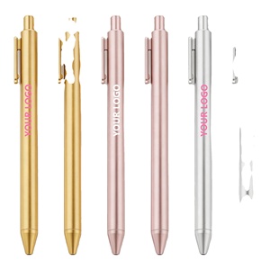 Bolígrafo Deportivo con Logotipo Personalizado, Escritura Suave de 1.0 mm, Recubrimiento Metálico Plástico, Regalo Promocional Publicitario para Oficina - Product Image 1
