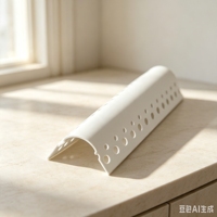 Profilé d'angle arrondi en PVC pour plâtre, cornière en plastique pour décoration murale et plâtrage de cloisons sèches