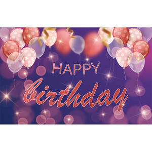 Banner de decoración de fiesta de cumpleaños diseño de escena bandera colgante Fondo De Cumpleaños Bandera de <span class=keywords><strong>Burla</strong></span> - Product Image 5