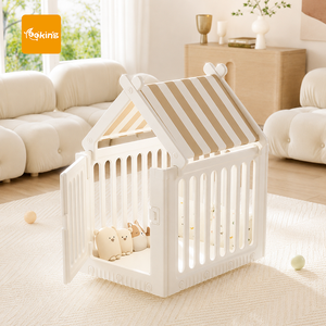 Corralito convertible para bebés, el más vendido, para juegos, guardería, cuna, almacenamiento de juguetes, portátil, para interiores, de HDPE, móvil - Product Image 1