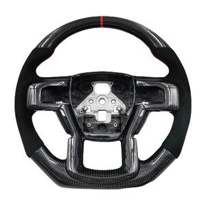 Volant en fibre de carbone et suède Sirui, 3 branches, style racing, pour voitures Ford - Product Image 5