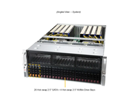 Serveur GPU 4U AS-4125GS-TNRT AMD EPYC 9004/9005 double socket 8x PCIe 5.0x16 pour l'entraînement IA et l'apprentissage profond, serveur rack DDR5 RECC