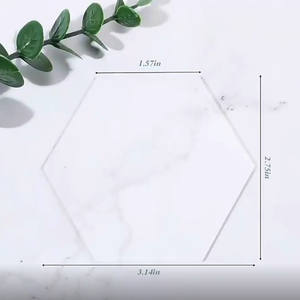 Letrero de Acrílico Transparente <span class=keywords><strong>para</strong></span> Números de Mesa de Boda, Tablero de Mensajes <span class=keywords><strong>para</strong></span> Menú, Decoración de Eventos y Bares - Product Image 2