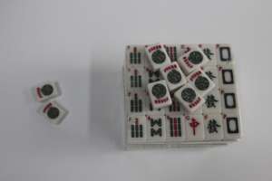 ชุดไพ่นกกระจอกอเมริกันสุดหรูทันสมัย 166 แผ่น เมลามีน ทนทาน เป็นมิตรกับสิ่งแวดล้อม มีสีให้เลือก น้ำเงิน เขียว ชมพู แดง เบจ - Product Image 6