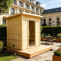 Harga Grosir Ruang Sauna Luar Ruangan Berkualitas Tinggi Ruang Sauna Rumah Kecil Gaya Kustom Sensor Suhu untuk Ruang Sauna