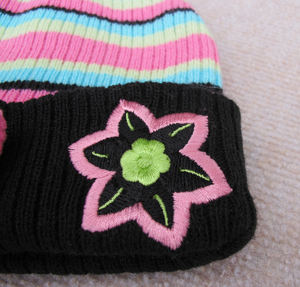 Brodé sans doigts bébé <span class=keywords><strong>tricot</strong></span> chapeau gants <span class=keywords><strong>Kit</strong></span> automne hiver acrylique bébé Jacquard <span class=keywords><strong>tricot</strong></span>é chapeau gants ensemble - Product Image 2