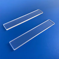 Lentille biconvexe de filtre de passage UV de plaque de quartz optique OEM pour lentilles UV de LED