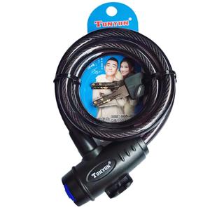 Candado de cable para bicicleta Tonyon de 120 cm, cable de acero duradero, antirrobo, para seguridad de bicicletas - Product Image 1