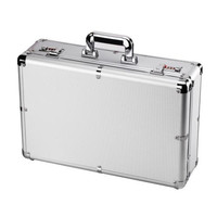 Mallette de transport en aluminium personnalisée de haute qualité mallette de rangement rigide en aluminium verrouillable de luxe pour équipement et outil mallette à outils en aluminium