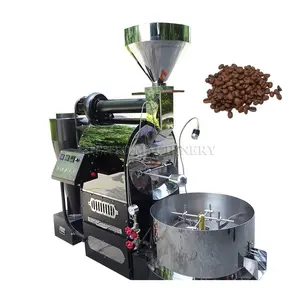 Simple Operation Green Coffee Beans Robusta Roaster / Roasted Coffee Beans Arabica Machine / Smart Coffee Roaster