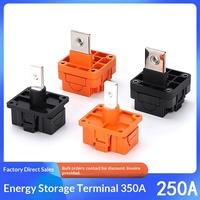 Connecteur ESS 400A 350A 250A Bidirectionnel, Tête de borne carrée, Adaptateur de stockage d'énergie pour pack de batteries, Barre en cuivre pur, ABS IP67