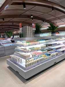 Bán dọc thương mại lạnh trái cây và rau siêu thị làm mát không khí hiển thị kỹ thuật <span class=keywords><strong>s</strong></span>ố tủ lạnh tự động rã đông - Product Image 5