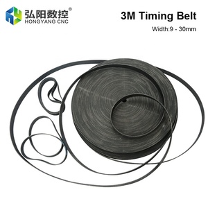 3M-correa dentada de goma síncrona, 8 / 9 / <span class=keywords><strong>10</strong></span> / 12 / 15 / 20mm de ancho, correa de goma para máquina de corte láser CNC - Product Image 2
