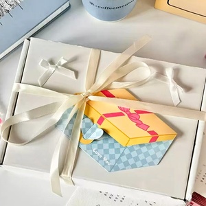 Cartes de vœux en gros, style boîte <span class=keywords><strong>cadeau</strong></span>, mignonnes, pliables en 3D, avec impressions de dessins animés, pour remerciements/anniversaires - Product Image 4