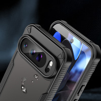Casing Bumper Google Pixel 9/9 Pro/9 Pro XL/8/8 Pro - TPU+PC Buram, Penutup Belakang Keras Anti Jatuh Tahan Guncangan Tebal 2.5mm