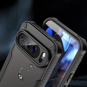 <span class=keywords><strong>Google</strong></span> Pixel 9 Pixel9 Pro XL 8 Pro 8A 6 Pro 6 Bumper Case-Frosted Hard Back Cover Funda antideslizante para teléfono móvil con sensación de piel - Product Image 6