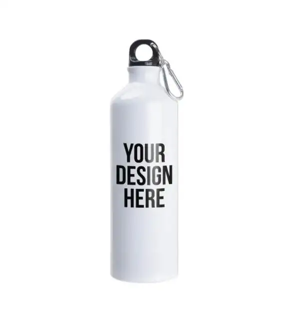 750Ml Aluminium Sport Water Flessen Print Logo Afbeelding Wandelen Tour Klimmen Drinkware