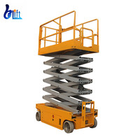 Plateformes de travail aérien électriques hydrauliques autopropulsées à ciseaux de 4m, 6m, 8m, 10m, 12m, 14m pour la vente